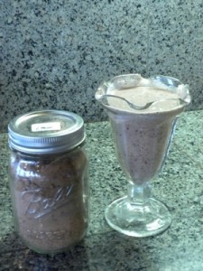 Cacao Blueberry Smoothie