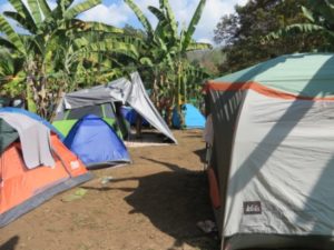 Camp site in Costa Rica during Envision Fest 2016